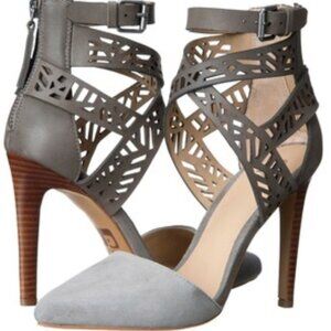 Joe's Jeans Norman Grey Suede High Heels